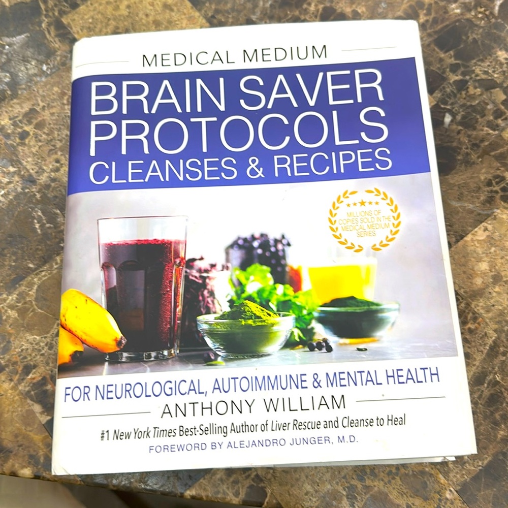 Medical Medium Brain Saver Book - hardcover Mental Health, Immune, Autism